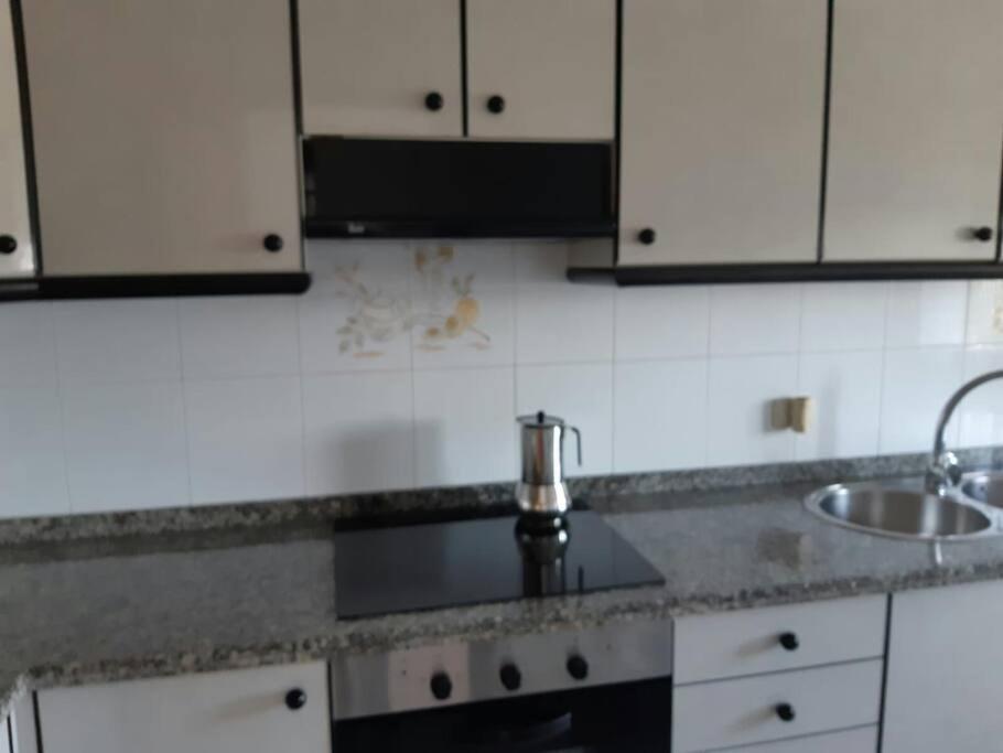 Apartamento Con Terraza Y Vistas Al Mar Apartment Bueu Bagian luar foto
