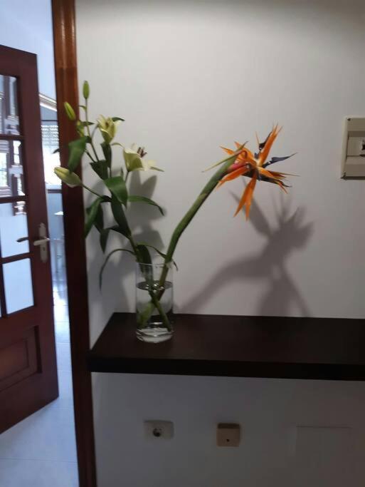 Apartamento Con Terraza Y Vistas Al Mar Apartment Bueu Bagian luar foto